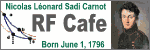 Happy Birthday Nicholas Léonard Sadi Carnot! - Please click here to visit RF Cafe.