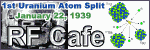 Uranium Atom 1st Split - Please click here to visit RF Cafe.