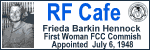 Freida Barkin Hennock Became 1st Woman FCC Commissioner - Please click here to visit RF Cafe