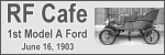 1st Model A Ford Produced - Please click here to visit RF Cafe.