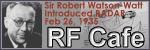 Sir Robert Watson-Watt Introduced RADAR - Please click here to visit RF Cafe.