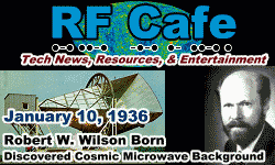 Day in Engineering History January 10 Archive - RF Cafe