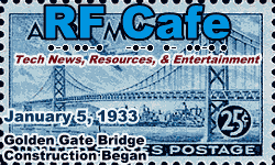 Day in Engineering History January 5 Archive - RF Cafe