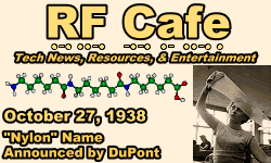 Day in Engineering History October 27 Archive - RF Cafe