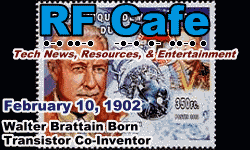 Day in Engineering History February 10 Archive - RF Cafe