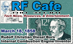 Day in Engineering History March 18 Archive - RF Cafe