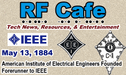Day in Engineering History May 13 Archive - RF Cafe