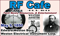Day in Engineering History May 9 Archive - RF Cafe