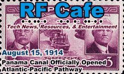 Day in Engineering History August 15 Archive - RF Cafe