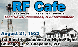 Day in Engineering History August 21 Archive - RF Cafe