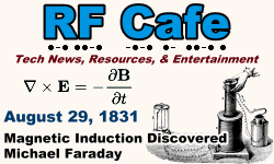 Day in Engineering History August 29 Archive - RF Cafe