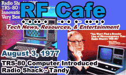 Day in Engineering History August 3 Archive - RF Cafe