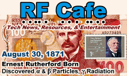 Day in Engineering History August 30 Archive - RF Cafe