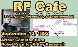 Arthur Compton Born - RF Cafe