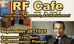 Day in Engineering History September 28 Archive - RF Cafe