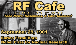 Day in Engineering History September 29 Archive - RF Cafe