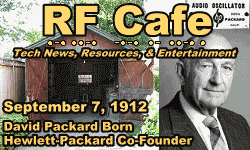 Day in Engineering History September 7 Archive - RF Cafe
