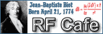 Happy Birthday to Jean-Baptiste Biot (Biot-Savart Law)!  Please click here to visit RF Cafe.