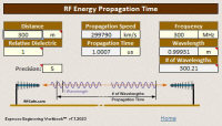 Propagation Time, Espresso Engineering Workbook - RF Cafe - RF Cafe