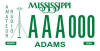 Mississippi Amateur Radio Specialty License Plate - RF Cafe