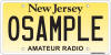 New Jersey Amateur Radio Specialty License Plate - RF Cafe
