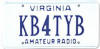 Virginia Amateur Radio Specialty License Plate - RF Cafe