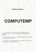 CompuTemp 5 User's Manual (cover) - RF Cafe