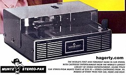 Muntz Stereo-Pak 4-track tape player - RF Cafe