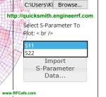 QuickSmith SnP file import function - RF Cafe