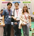 Richard Song (Withwave) and Kirt & Melanie Blattenberger (RF Cafe) at IMS 2009 in Boston - RF Cafe