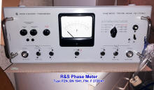 R&S PZN Phase Meter (front) - RF Cafe