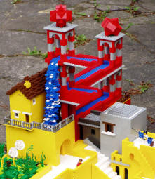 RF Cafe - Escher's Waterfall done in LEGO blocks