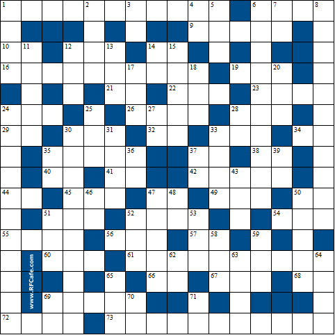 Amateur Radio Crossword Puzzle for June 21, 2020 - RF Cafe