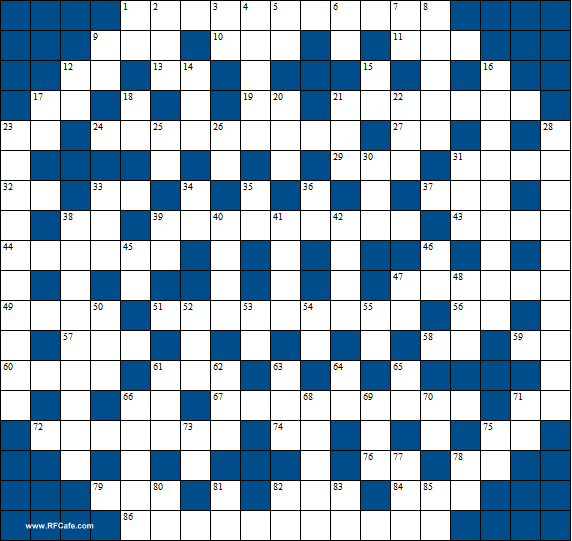 Radio & Radar Crossword Puzzle for June 28, 2020 - RF Cafe