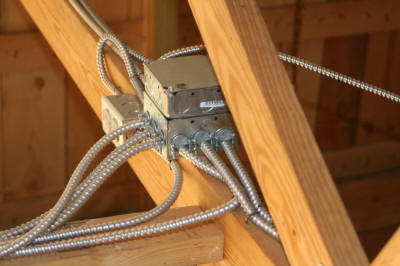 RF Cafe - Equine Kingdom barn wiring with metal-clad cable