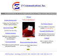 RF Cafe - Wayback™ Machine website archive: click to view full-size Z-Communications