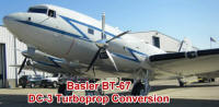 Basler BT-67 Turboprop Conversion of DC-3 (Basler photo) - RF Cafe