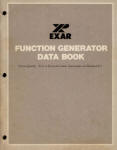 Exar Function Generator Data Book (Archive.org) - RF Cafe