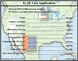 Newly Announced K-1B Visa Program - RF Cafe