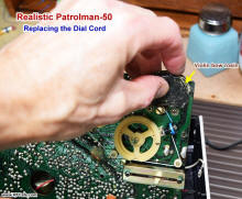 Applying Violin Rosin to the Patrolman-50's Dial Cord - RF Cafe