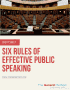 Six Rules of Effective Public Speaking - RF Cafe