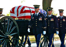 Funeral Precession (Arlington National Cemetery) - RF Cafe