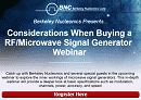BNC Webinar: Choosing the Perfect Microwave Signal Generator (Free Admission) - RF Cafe