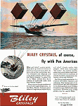 Bliley Electric Company Advertisement, April 1945 Radio News - RF Cafe
