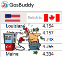 Gas Buddy price U.S. Canada - RF Cafe