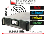 Empower RF Systems C-Band GaN Pulsed Amplifier for Radar - RF Cafe