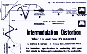 Intermodulation Distortion, February 1960 Electronics World - RF Cafe