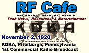 KDKA Broadcast Anniversary - RF Cafe