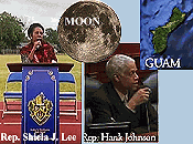 Moon is mostly gas - Shiela Jackson Lee - RF Cafe