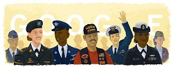 Veterans Day 2015 Google Doodle - RF Cafe